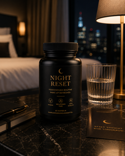 NIGHT RESET Melatoninfreie Abendroutine