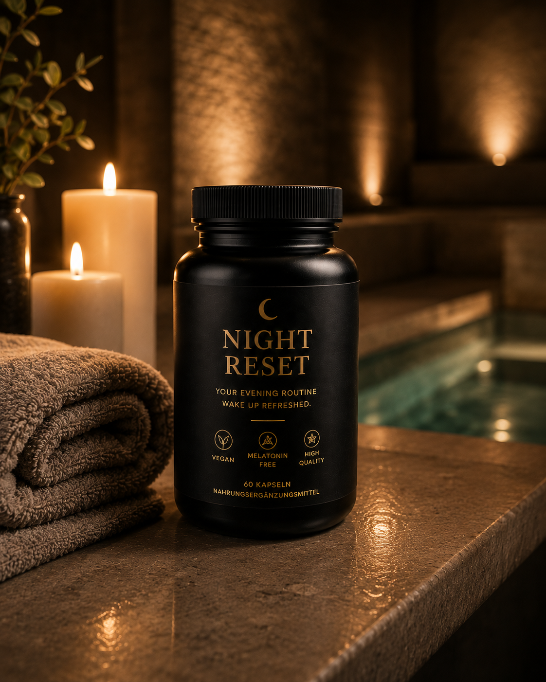 NIGHT RESET Melatoninfreie Abendroutine