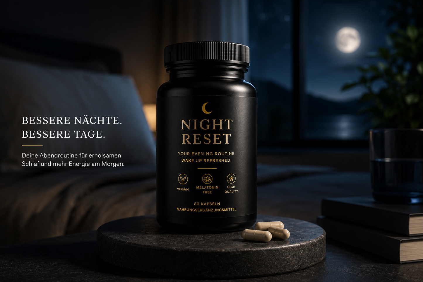 NIGHT RESET Melatoninfreie Abendroutine